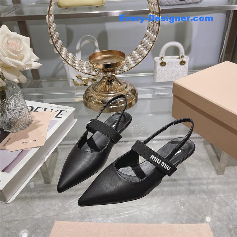 miumiu new pointed toe sandals and high heels