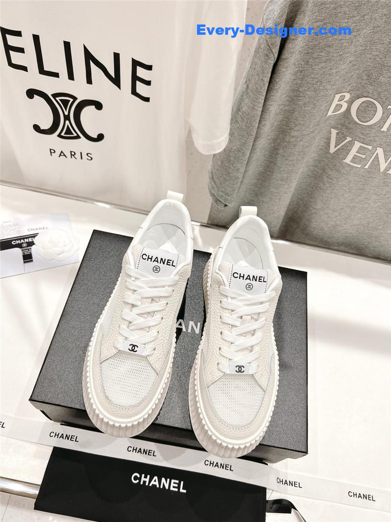 CC new grid fabric casual shoes