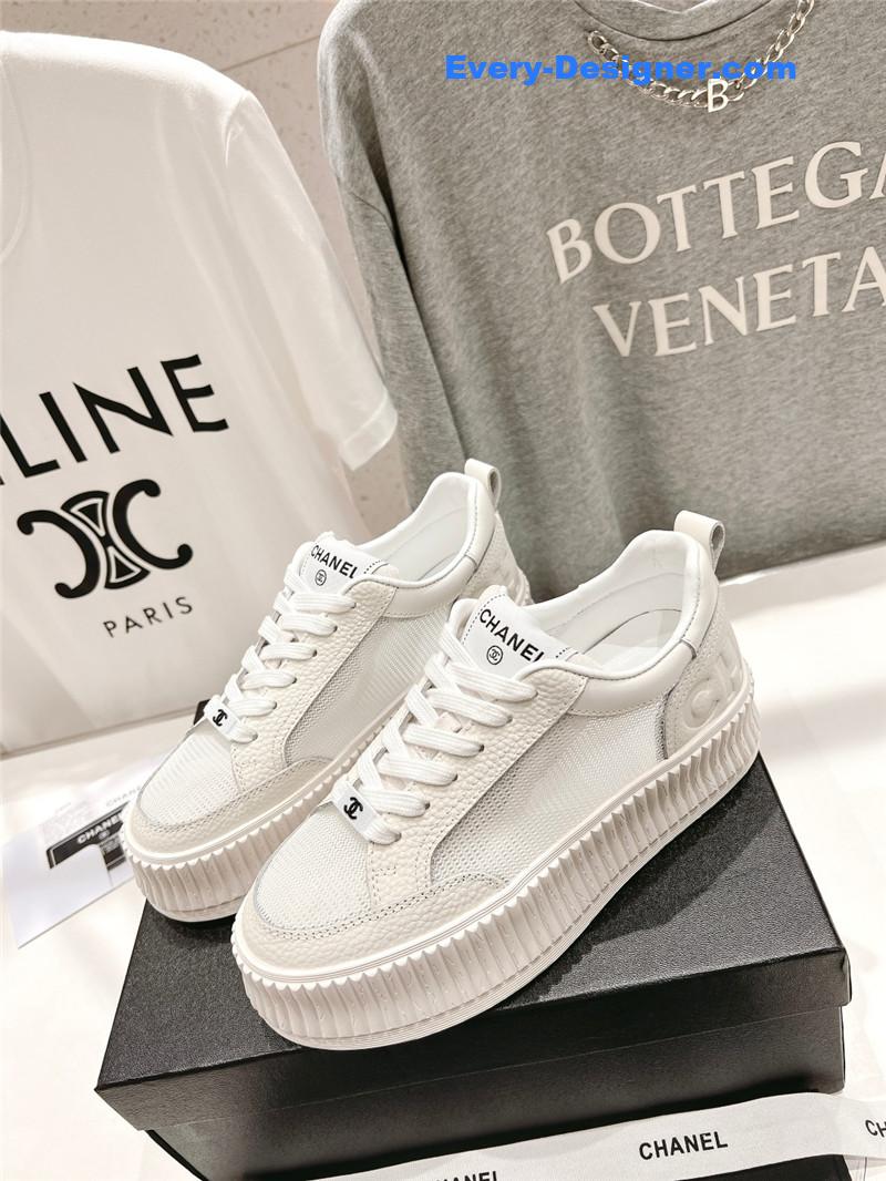 CC new grid fabric casual shoes