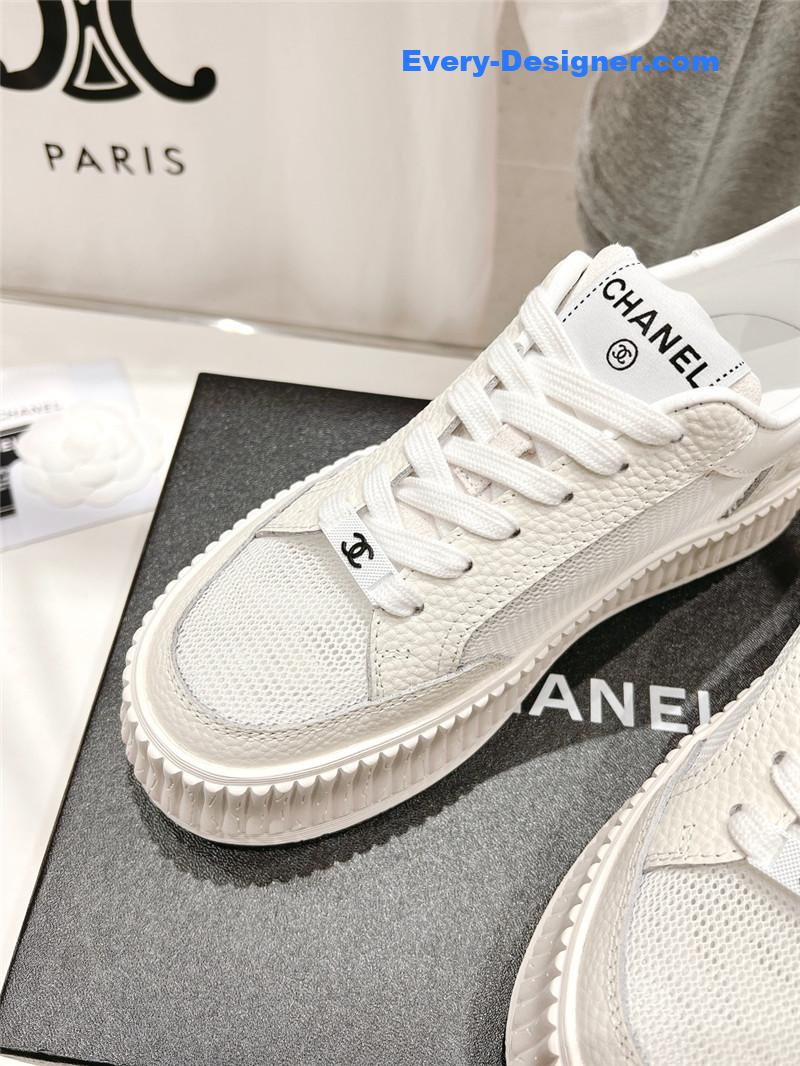 CC new grid fabric casual shoes