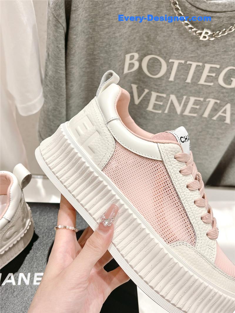 CC new grid fabric casual shoes