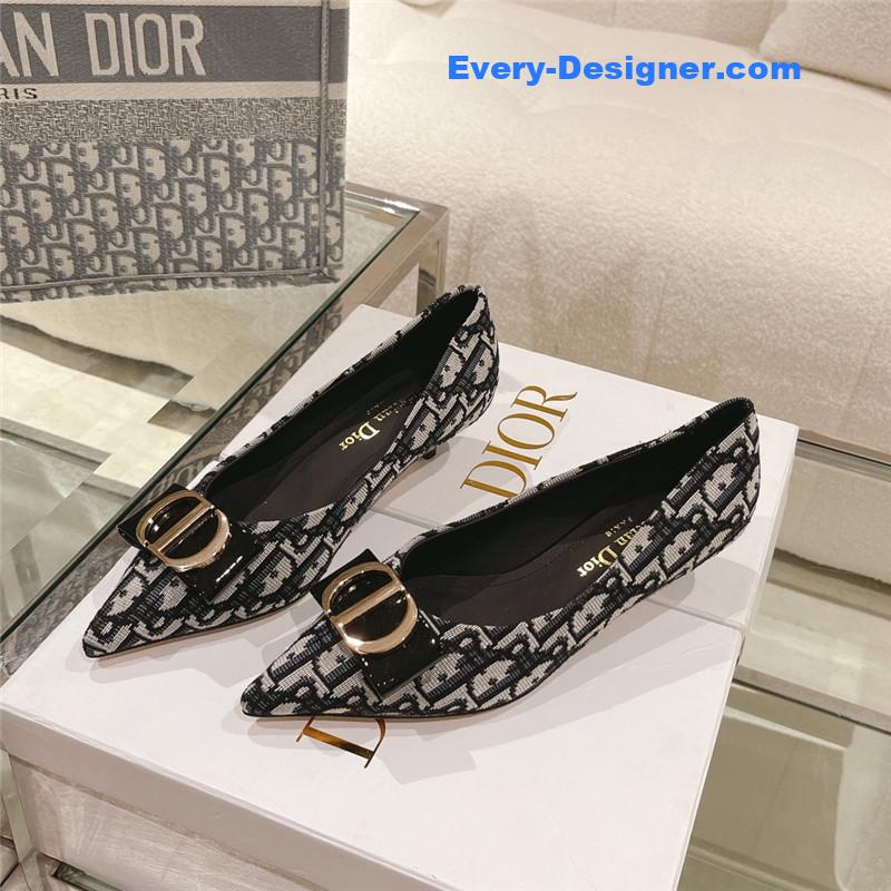 dior early spring new cat heel shoes