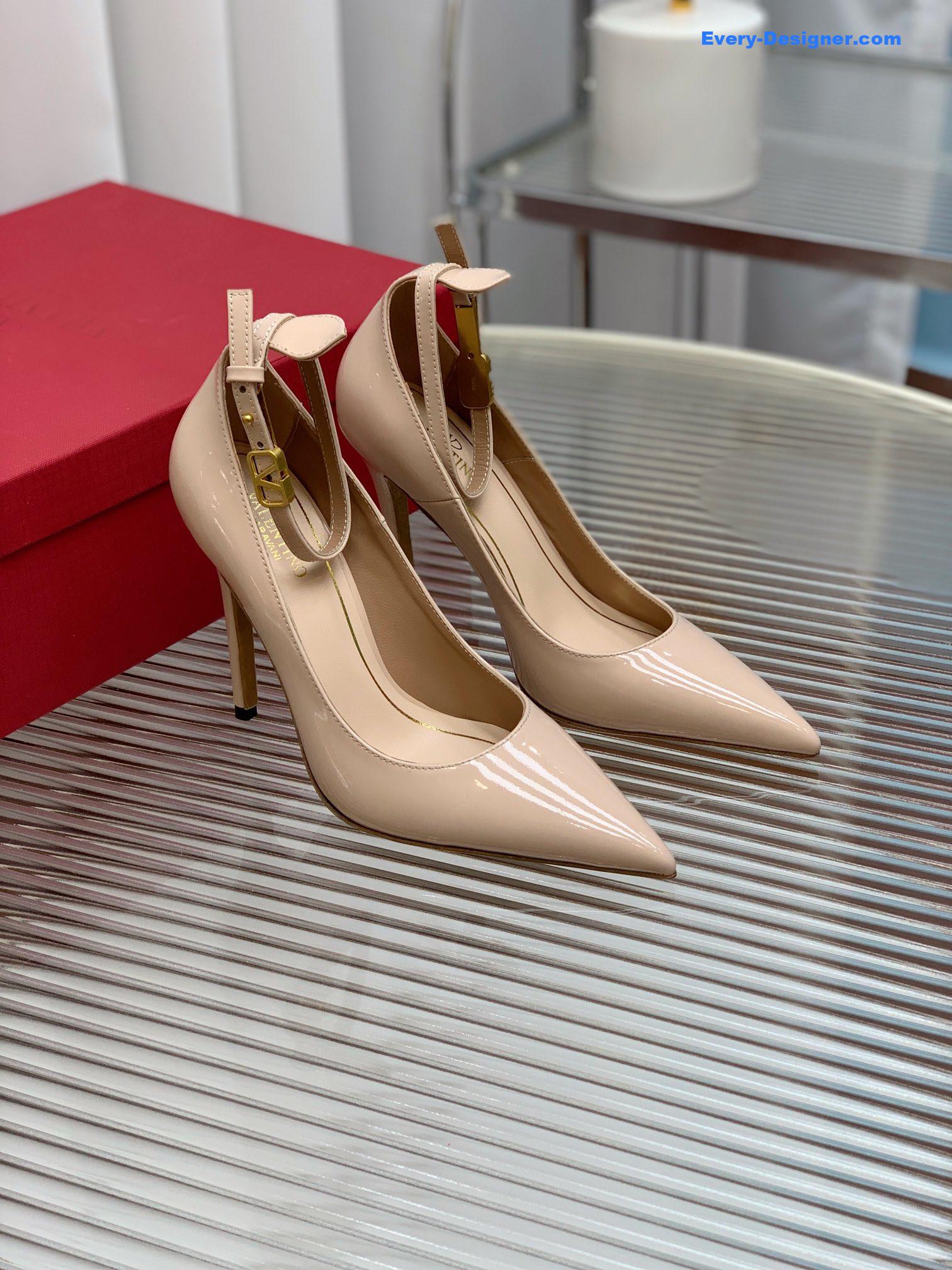 valentino high heel pointed shoes