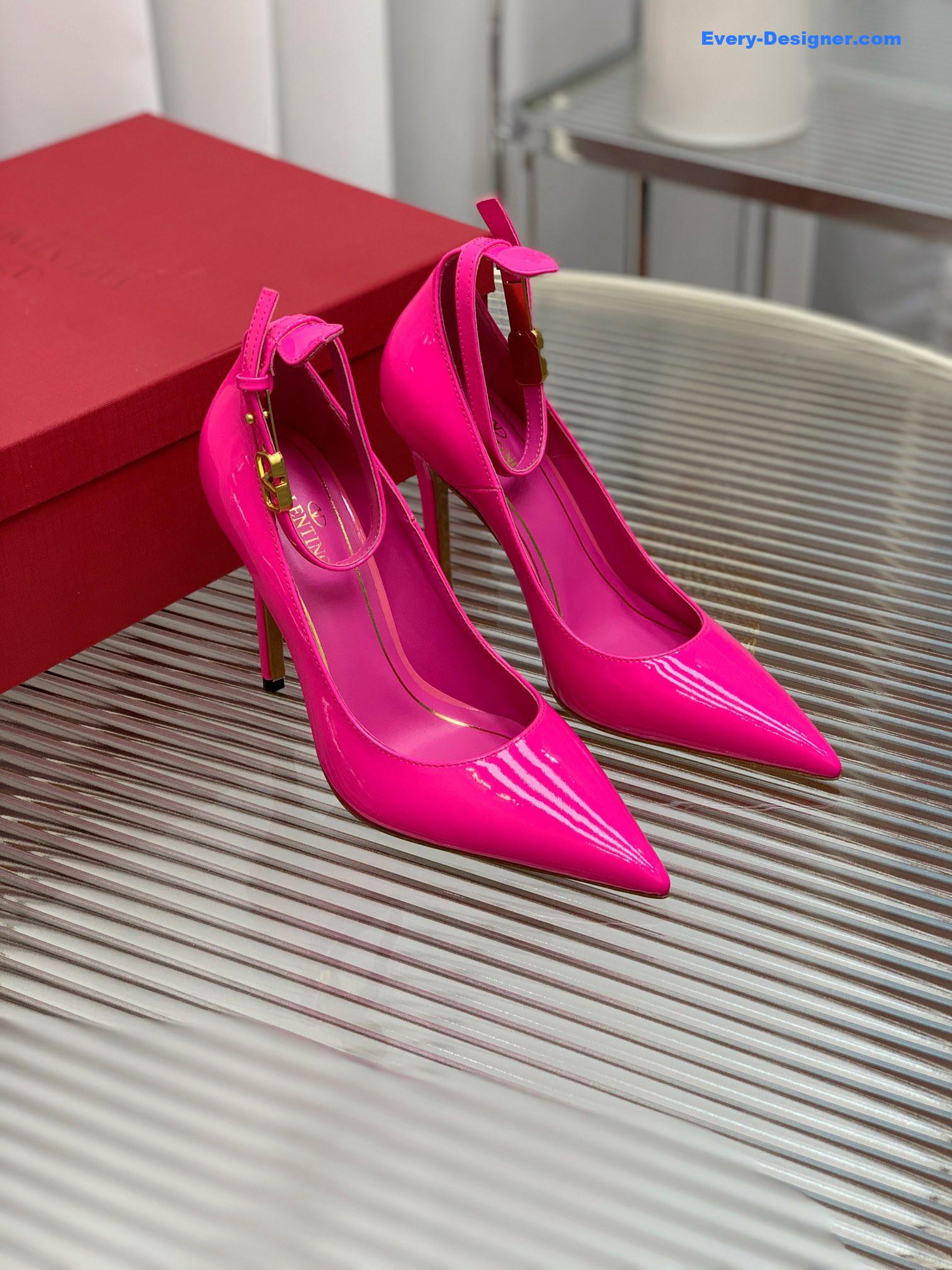 valentino high heel pointed shoes