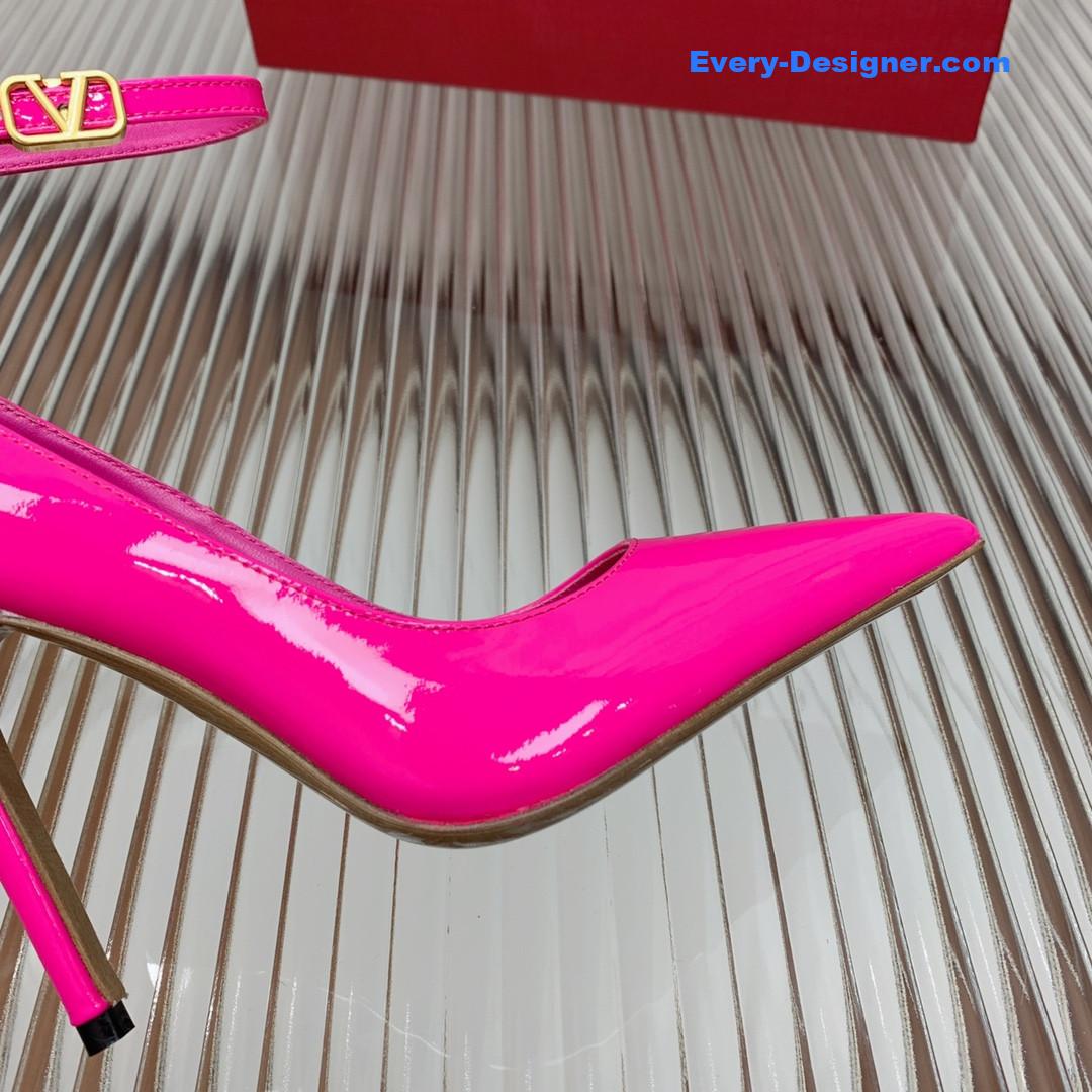 Va1e*ntin0 high heel pointed shoes