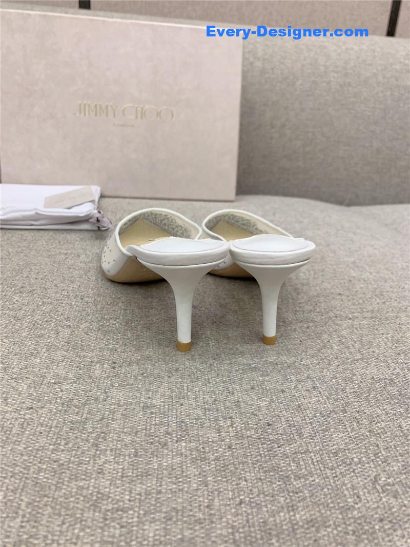 Jimmy Choo new rhinestone mesh fairy shoes wedding shoes