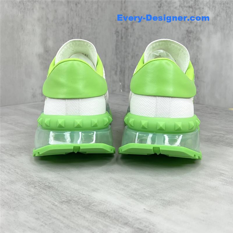 Va1e*ntin0 high satin canvas loafers