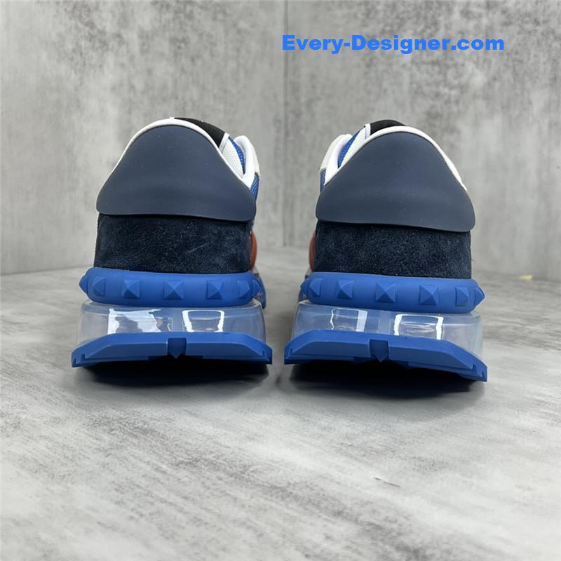 valentino high satin canvas loafers