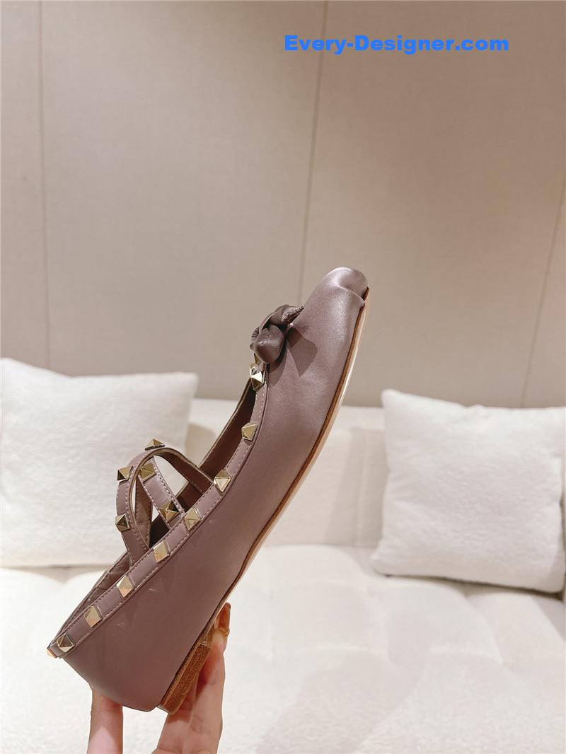 valentino vintage craft pyramid big willow studded flats