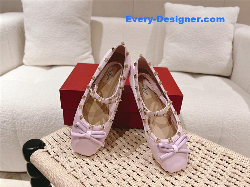 valentino vintage craft pyramid big willow studded flats