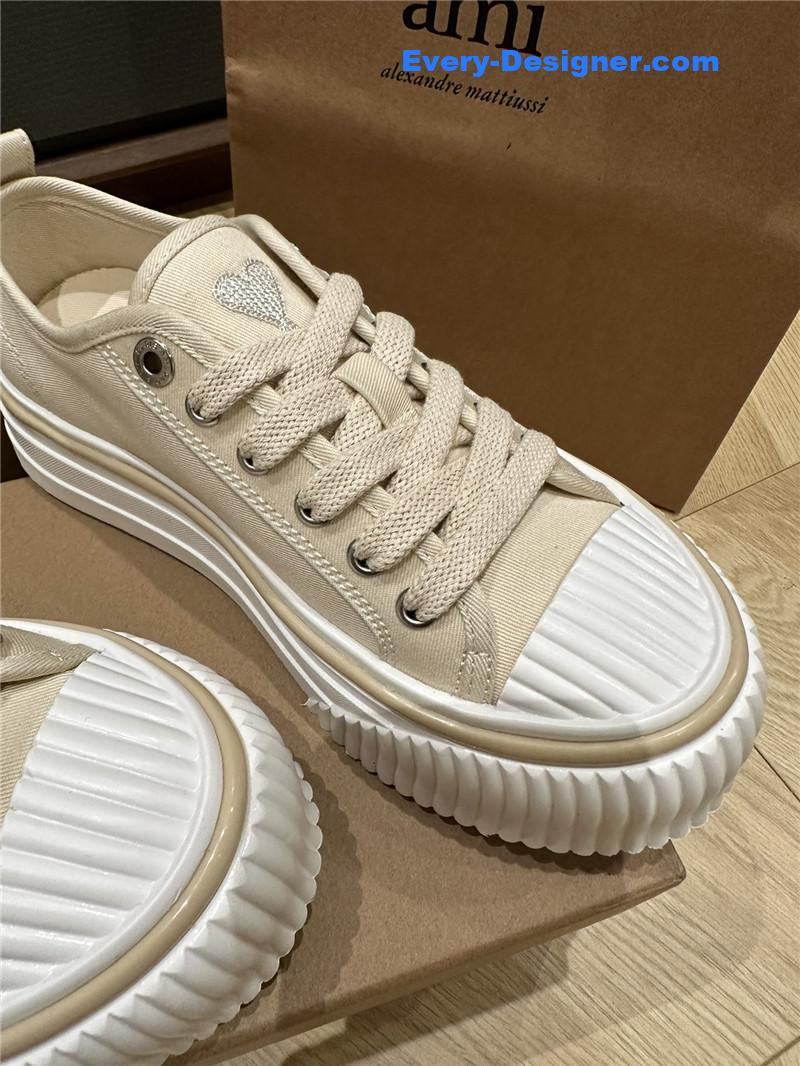 Amina Muaddi Denim Loafers