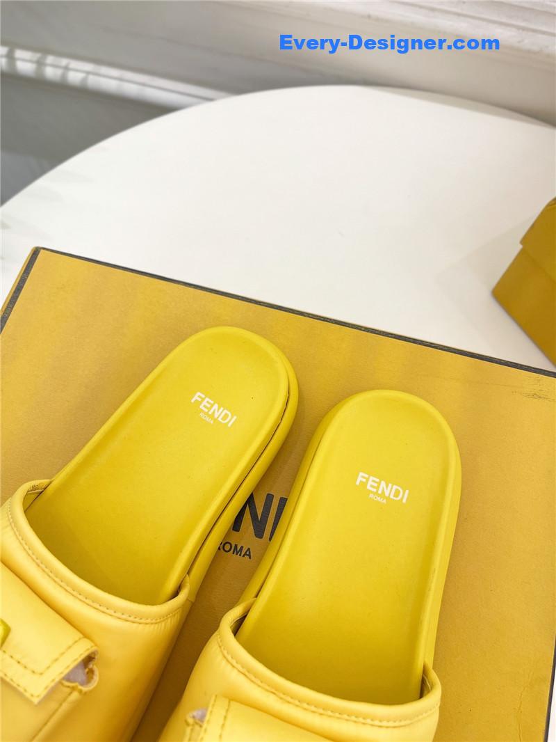 F**di pocket casual slippers