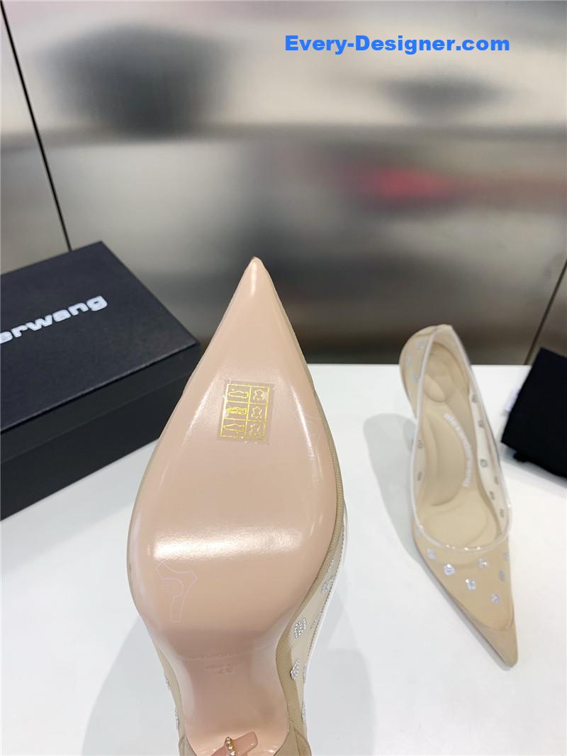 a1exa*der wang a-line D1am0nd pointed toe high heels