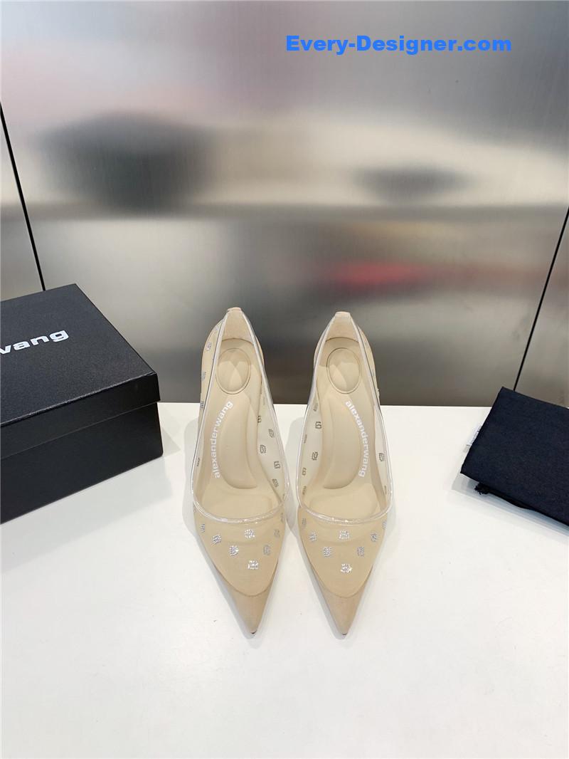 a1exa*der wang a-line D1am0nd pointed toe high heels