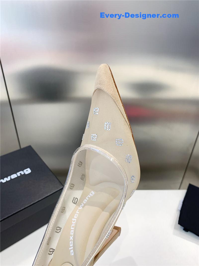 a1exa*der wang a-line D1am0nd pointed toe high heels