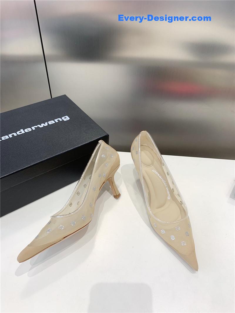 a1exa*der wang a-line D1am0nd pointed toe high heels