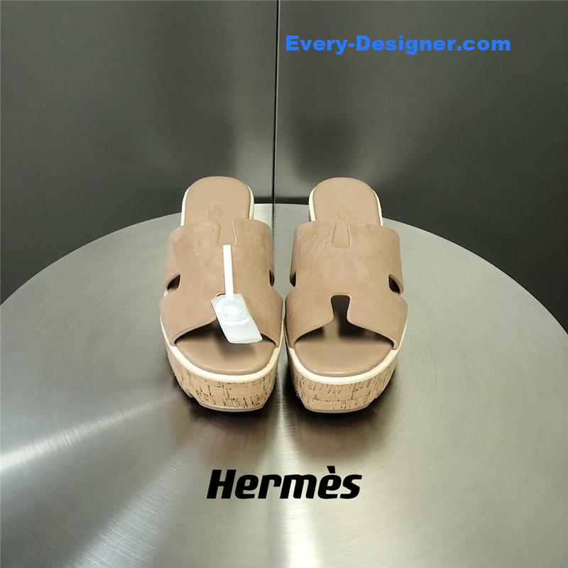 Hermes Platform Slippers