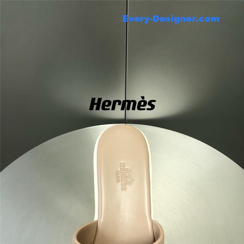Hermes Platform Slippers