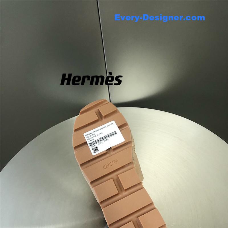 Hermes Platform Slippers