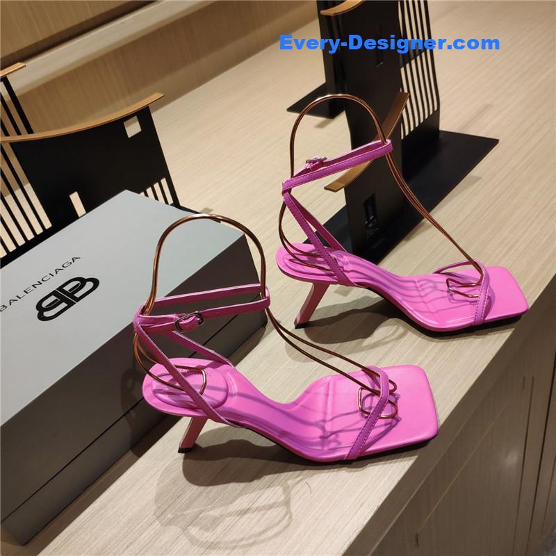 Ba1en*iaga square toe sandals