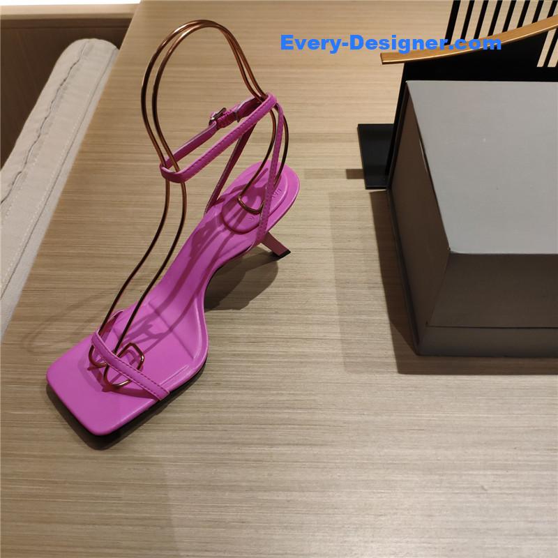 Ba1en*iaga square toe sandals