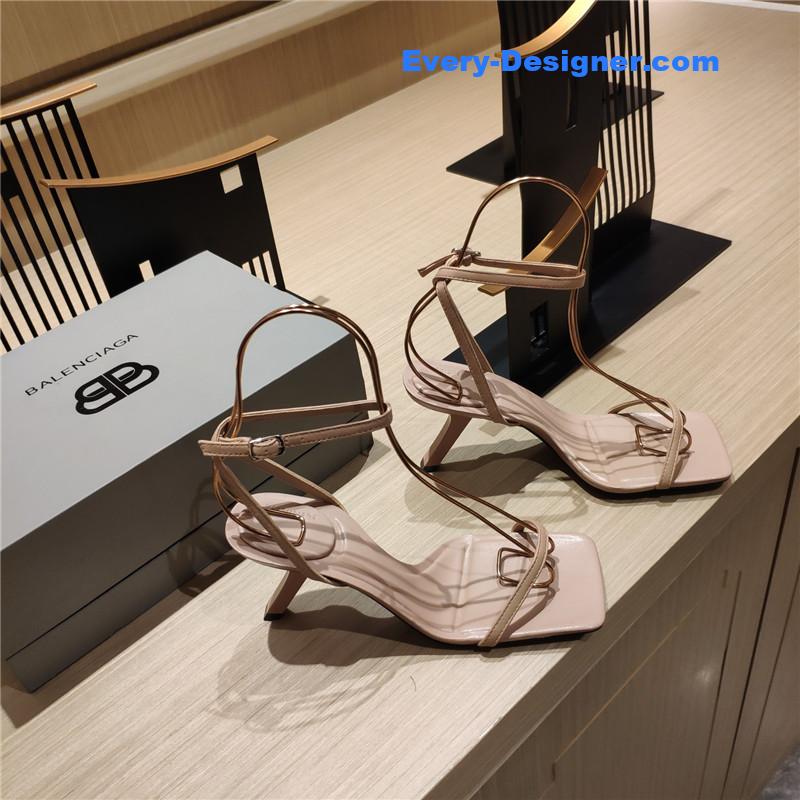 Ba1en*iaga square toe sandals