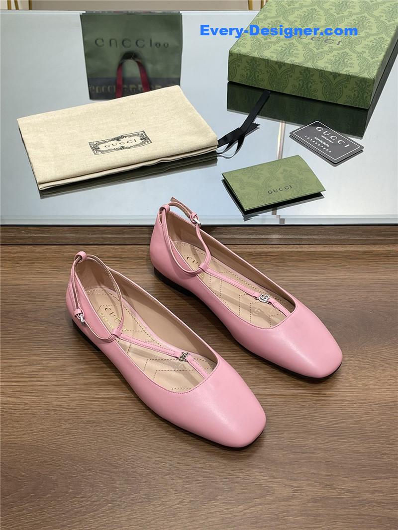 Gucci double G buckle ballet