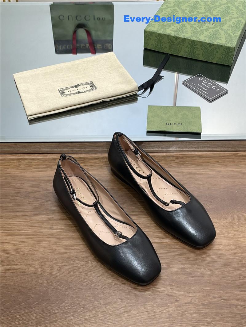 Gucci double G buckle ballet