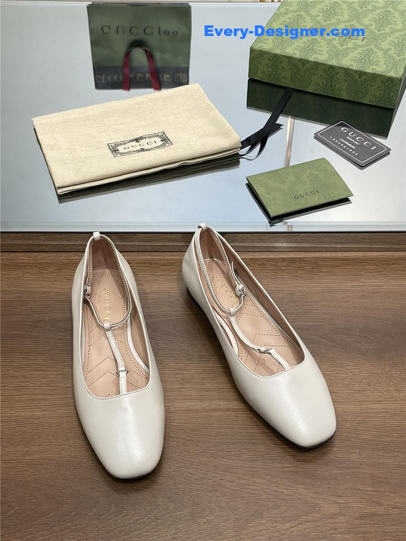 Gucci double G buckle ballet