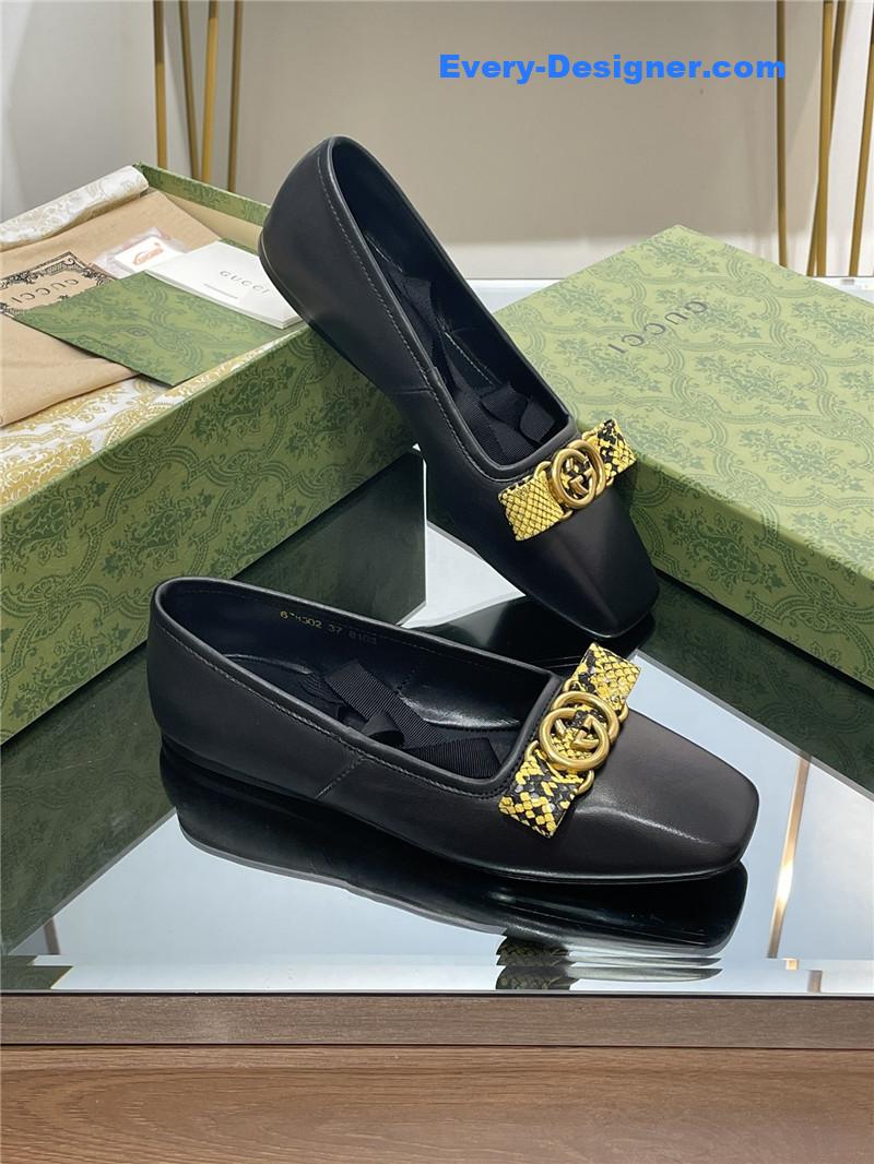Gucci early autumn flat ballet shoes