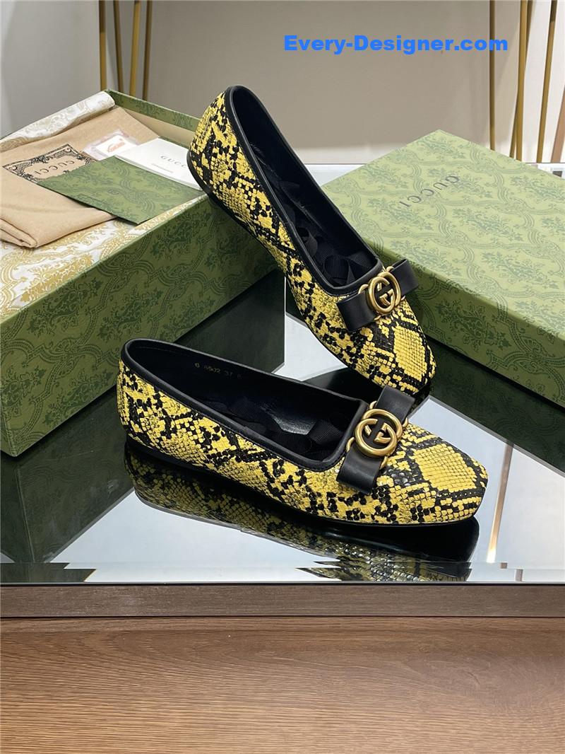 Gucci early autumn flat ballet shoes