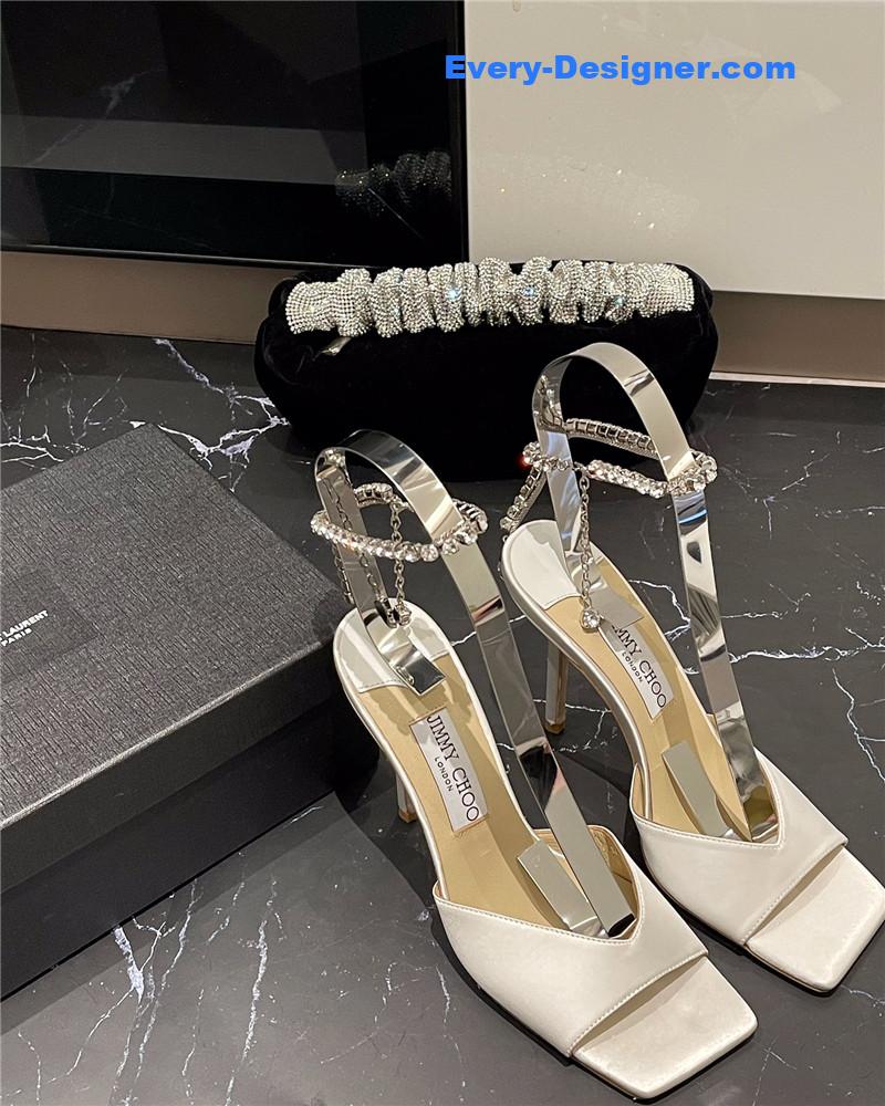 Jimmy Choo new ice fish mouth high-heeled sandals