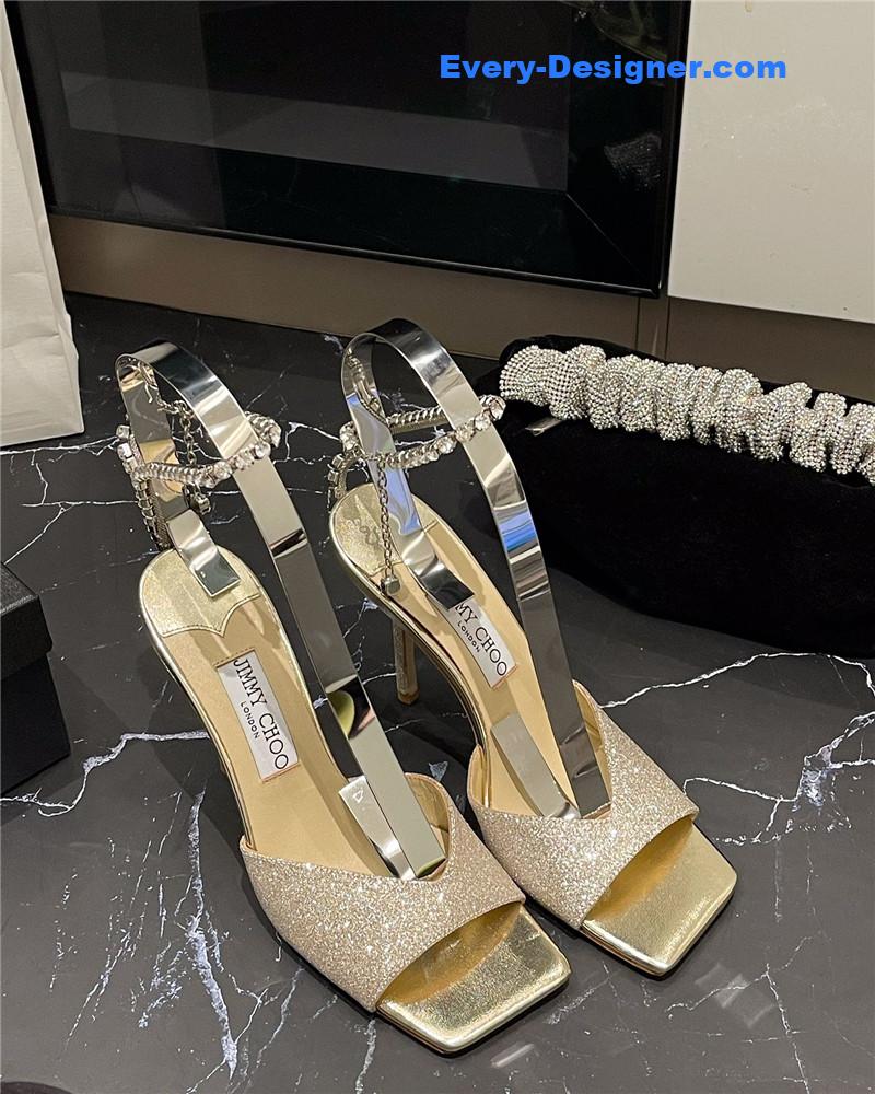 Jimmy Choo new ice fish mouth high-heeled sandals
