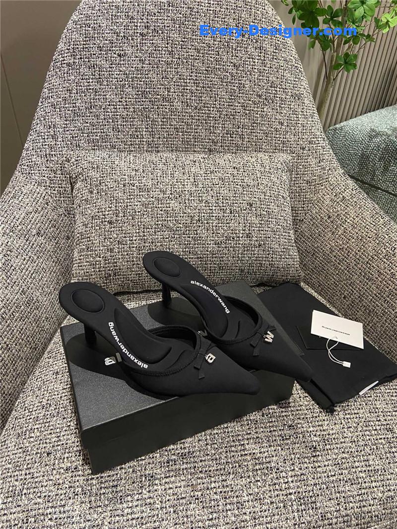 alexander wang high heel half drag