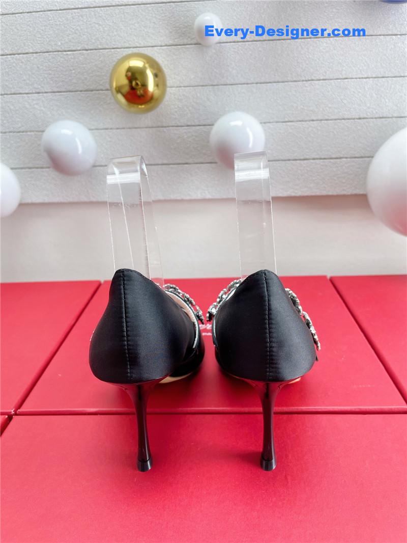 roger vivier wedding shoes snow D1am0nd series high heels