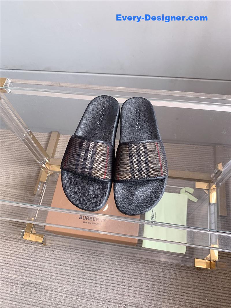 Burberry Classic Plaid Slides