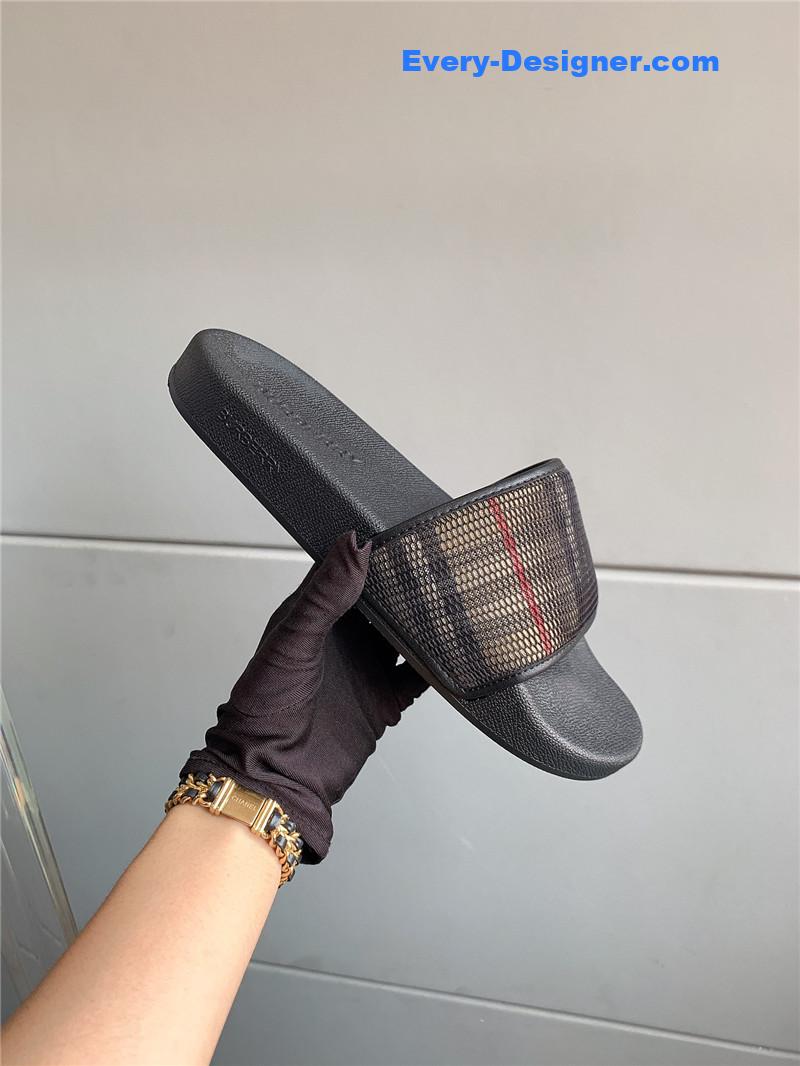 Burberry Classic Plaid Slides