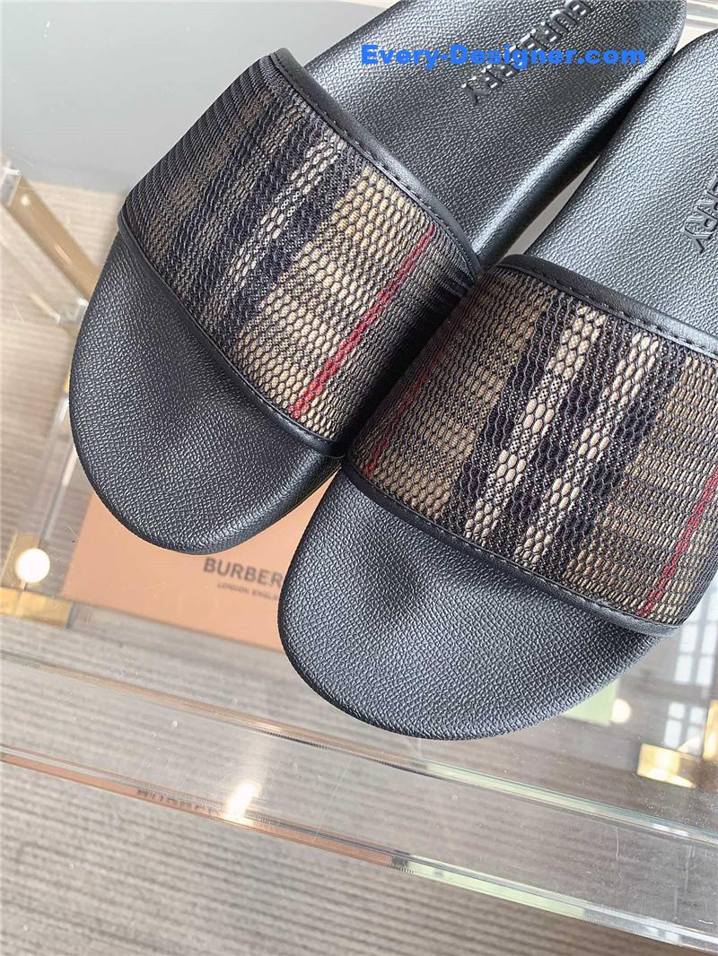 Burberry Classic Plaid Slides