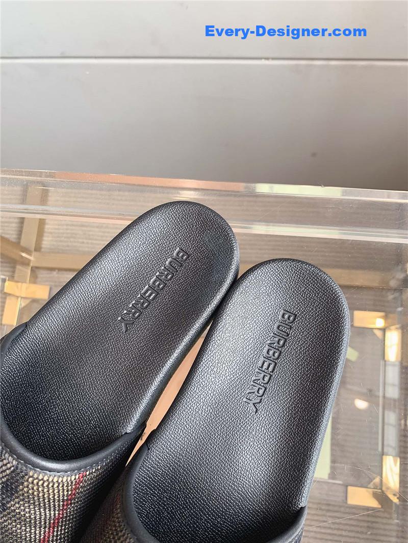 Burberry Classic Plaid Slides
