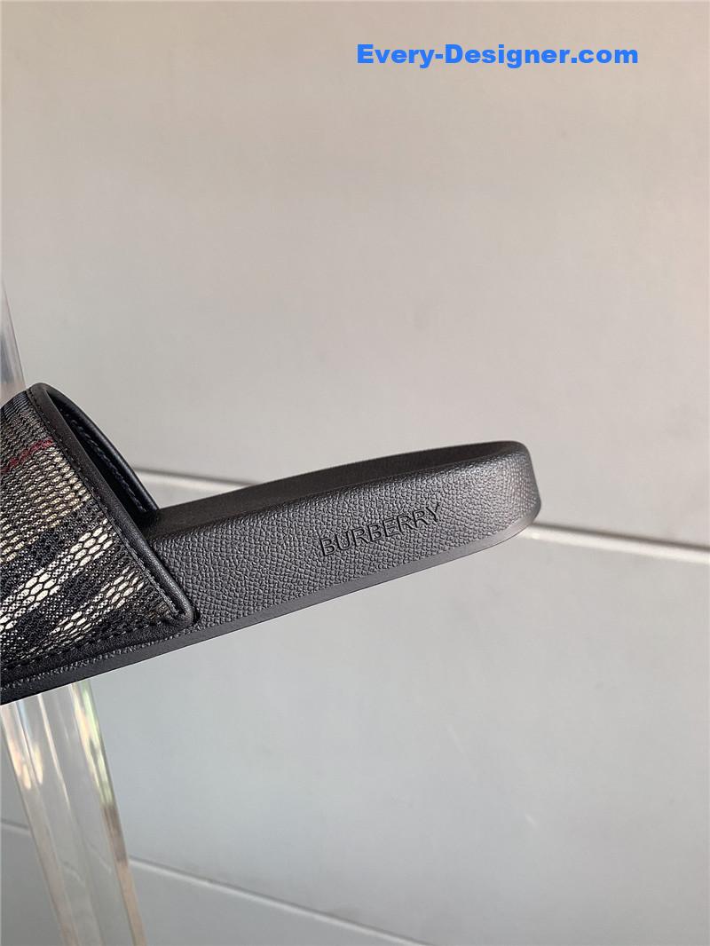 Burberry Classic Plaid Slides