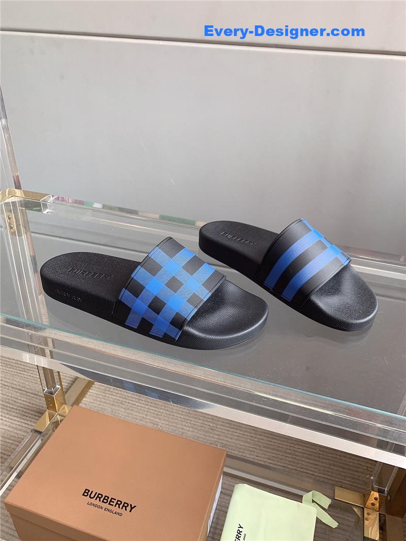 Burberry Classic Plaid Slides