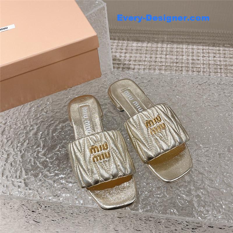 miumiu Mary Jane slippers