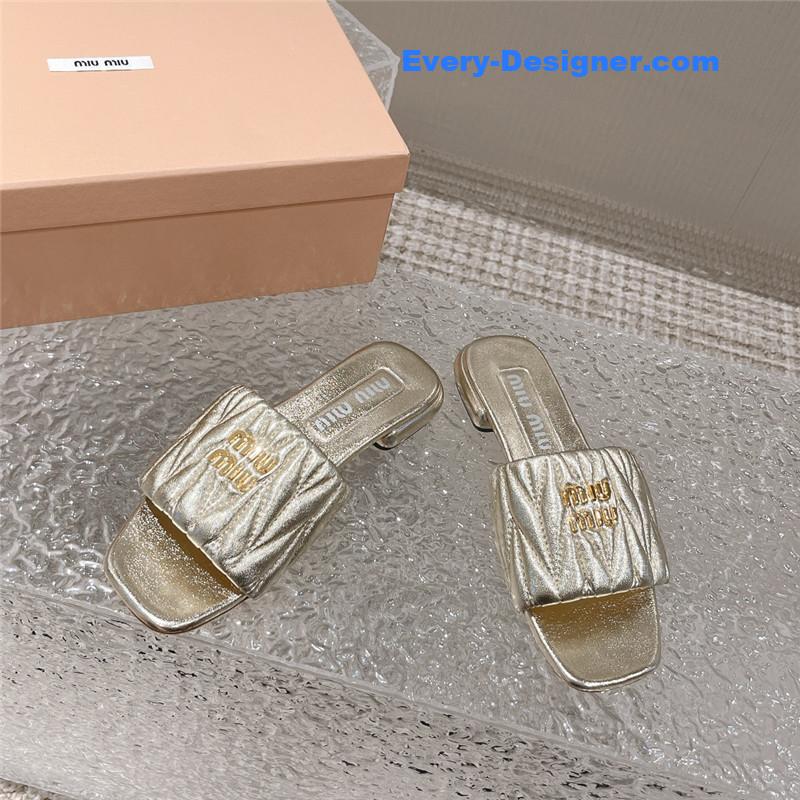 miumiu Mary Jane slippers