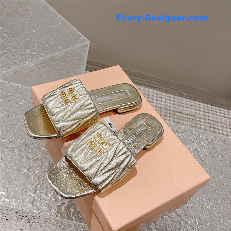 miumiu Mary Jane slippers