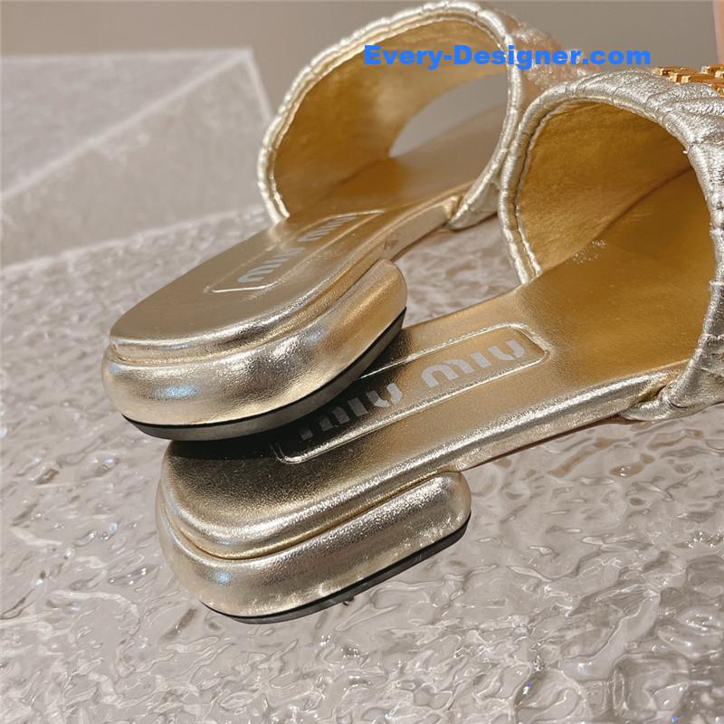 miumiu Mary Jane slippers