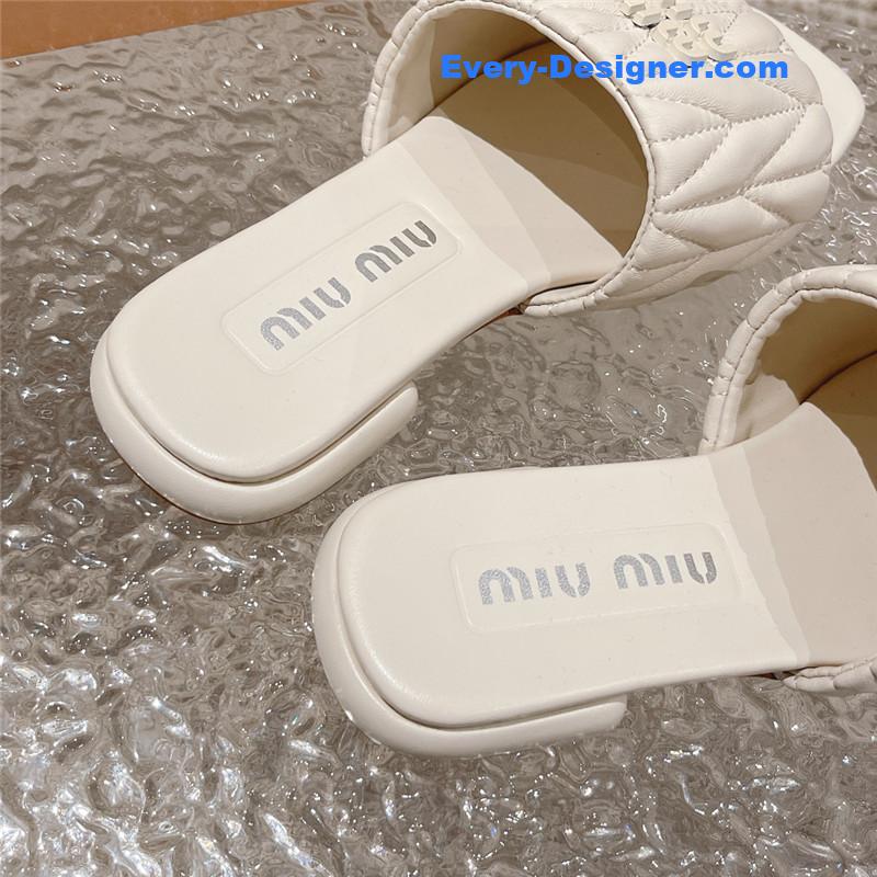 miumiu Mary Jane slippers