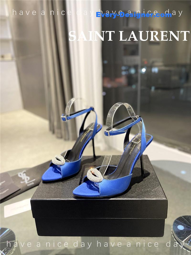 Y51 pointed crepe satin slingback pumps