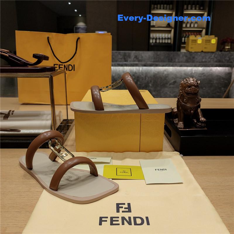 F**di flat beach sandals