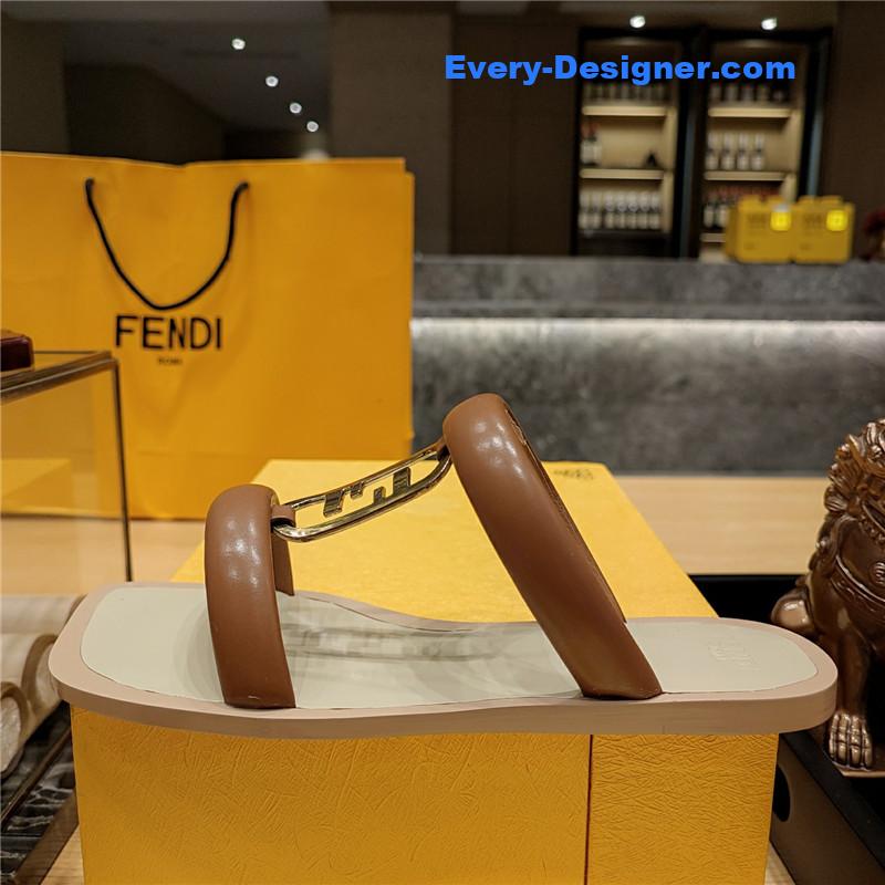 F**di flat beach sandals