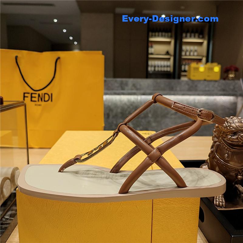 F**di flat beach sandals